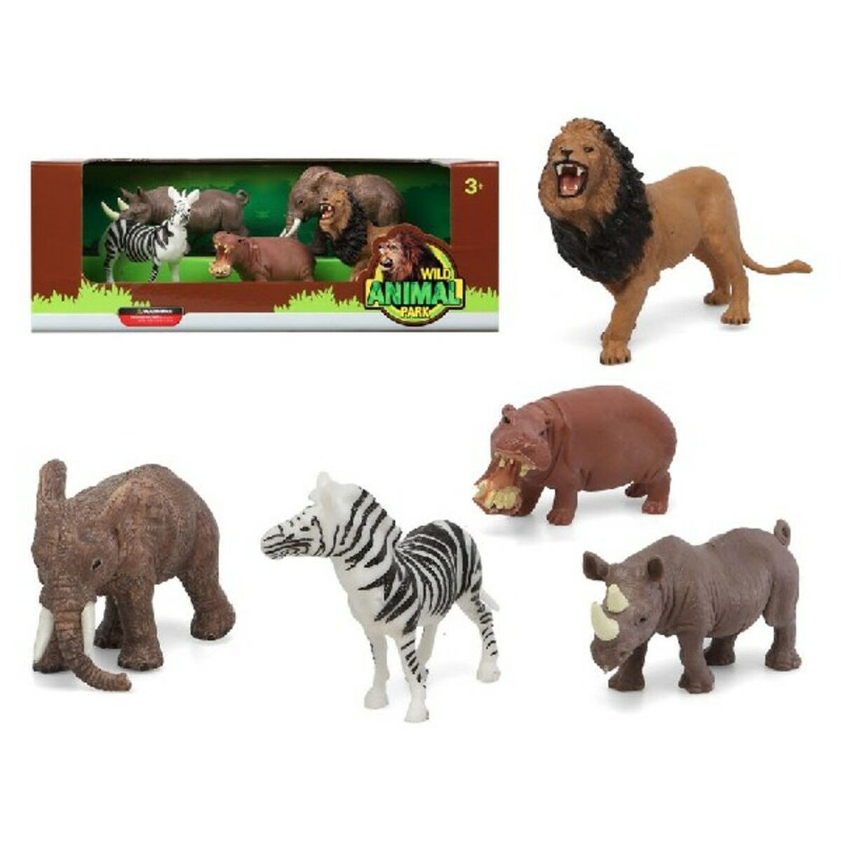 Figurine de animale Jungle (6 pcs)