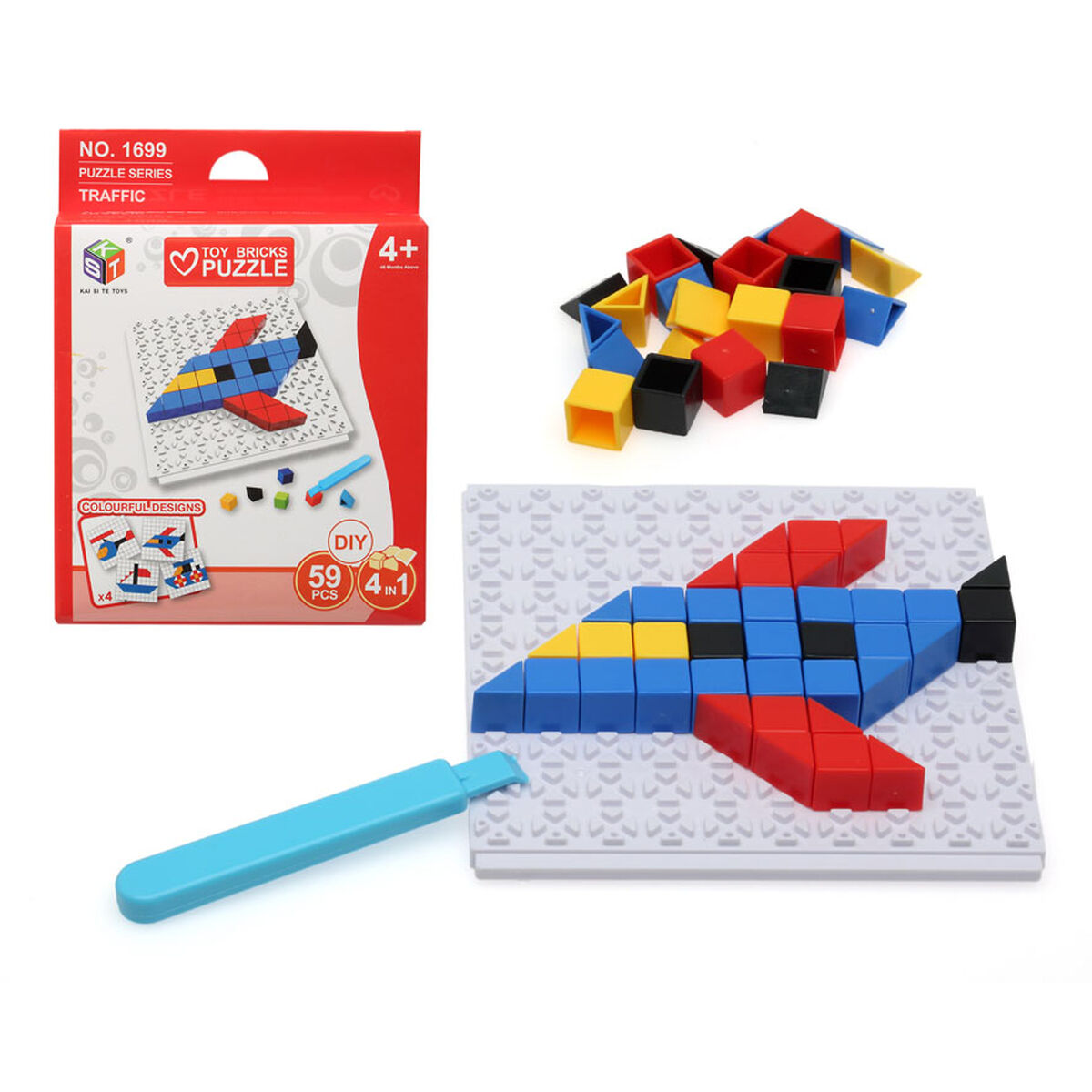 Puzzle 3D Plane 17 x 13,5 cm