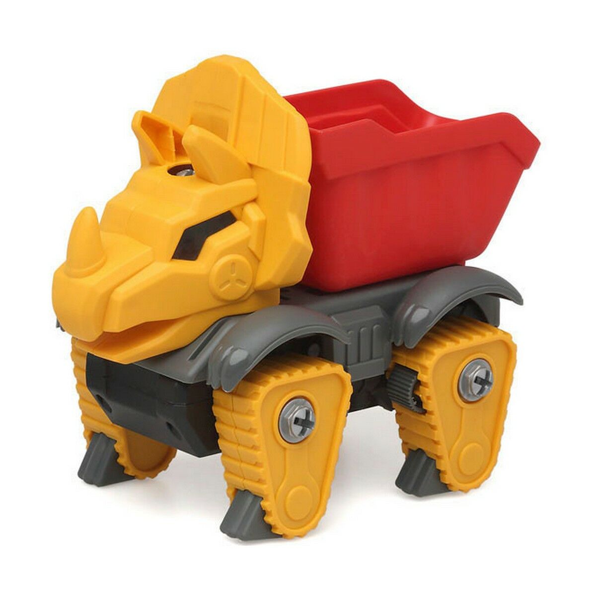 Mașină de jucărie Dinosaur Galben