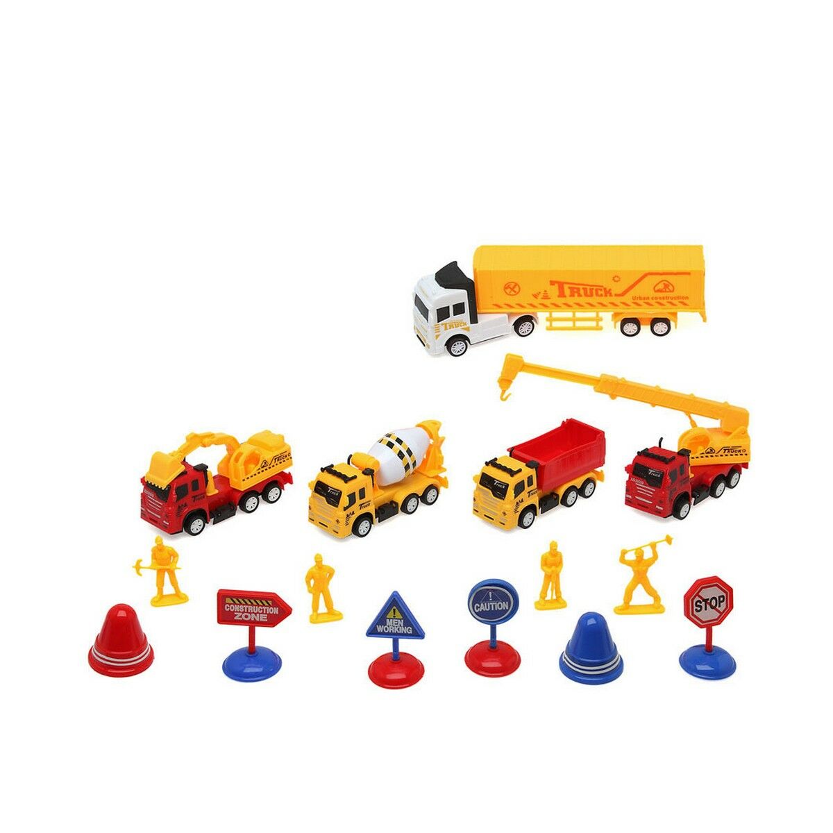 Set de Jucării cu Vehicule Urban Construction