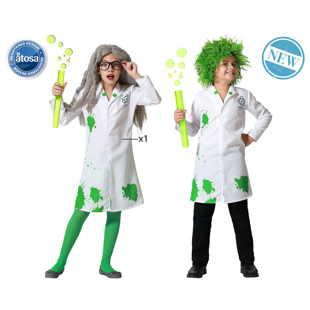 Costum Deghizare pentru Copii 3-4 Ani Științific
