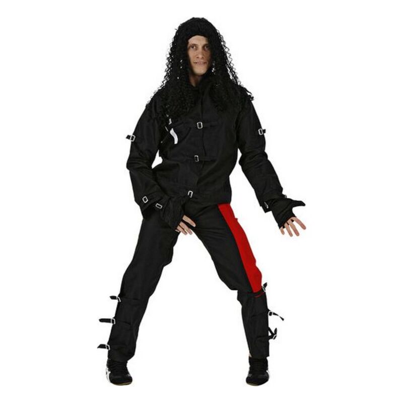 Costum Deghizare pentru Adulți 110866 Star pop Negru (2 Pcs) - Mărime M/L