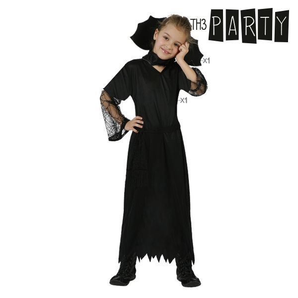 Costum Deghizare pentru Copii Văduva neagră - Mărime 3-4 Ani