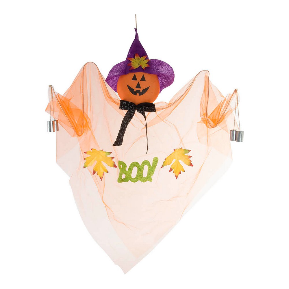 Decorațiune pentru Halloween DKD Home Decor Fantomă Organza Spumă (80 x 10 x 110 cm)