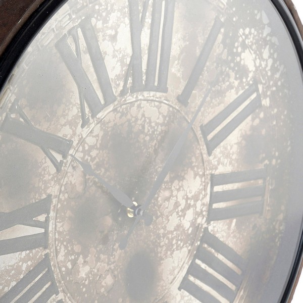 Ceas de Perete DKD Home Decor Geam Fier (42 x 23 x 63 cm)