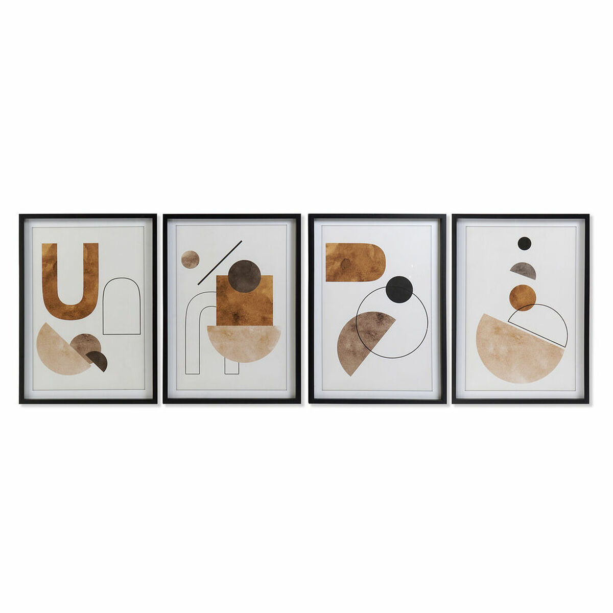 Tablou DKD Home Decor Abstract (50 x 2.5 x 70 cm) (4 pcs)