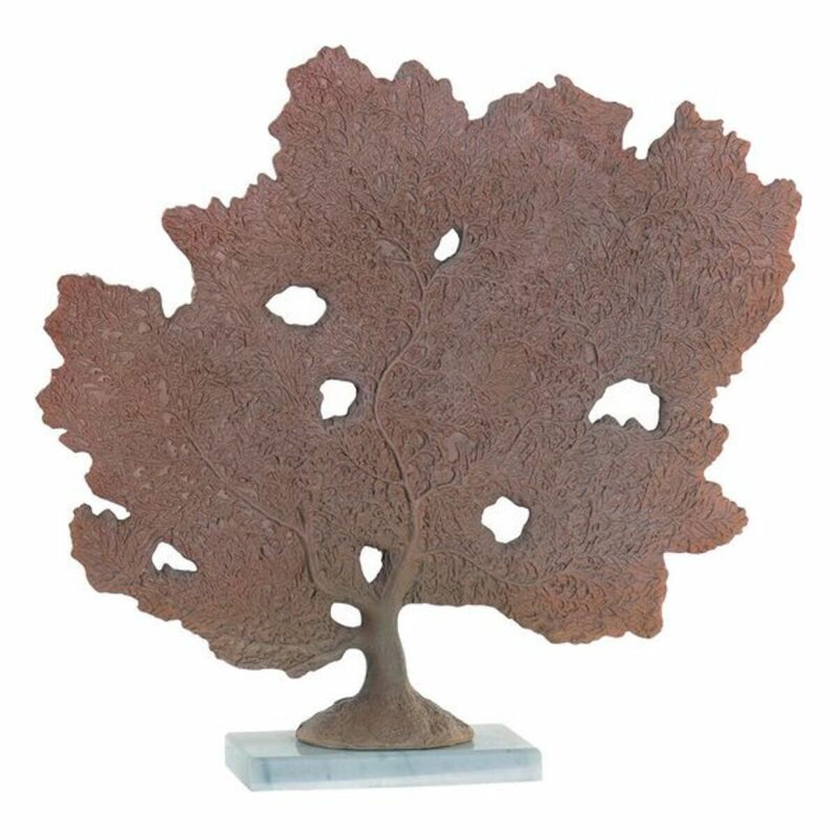 Figură Decorativă Dekodonia Coral Rășină Marmură (43 x 8 x 39 cm)