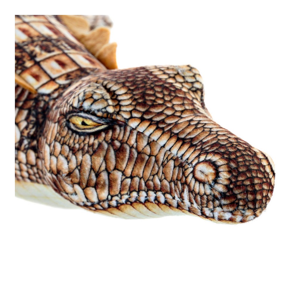 Jucărie de Pluș DKD Home Decor Maro Poliester Crocodil (46 x 22 x 8 cm)