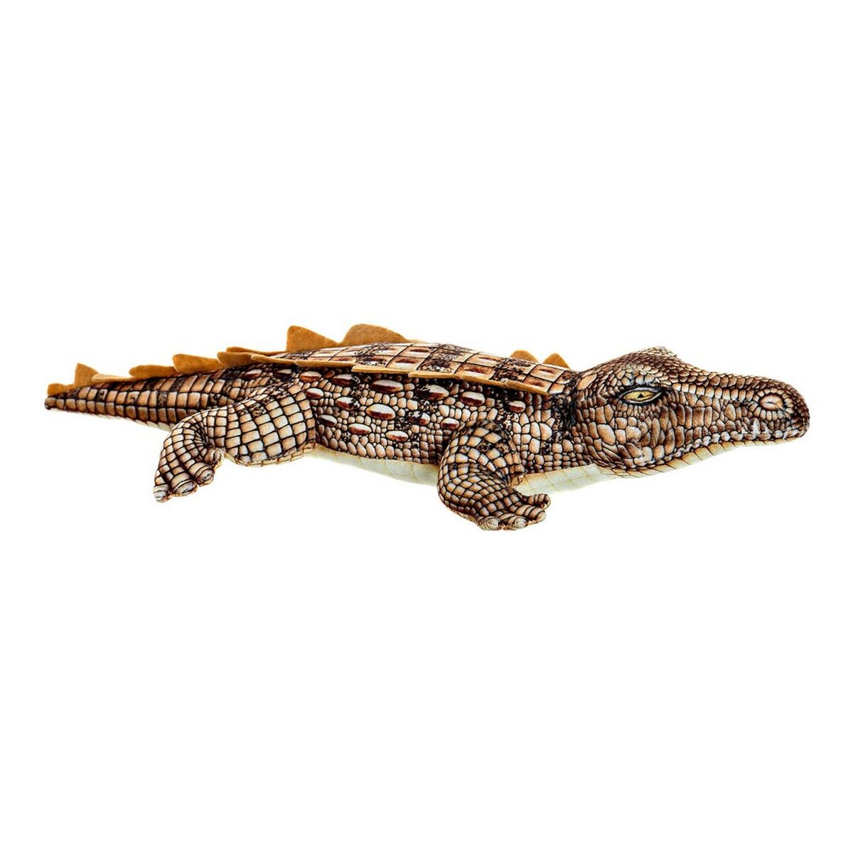 Jucărie de Pluș DKD Home Decor Maro Poliester Crocodil (46 x 22 x 8 cm)