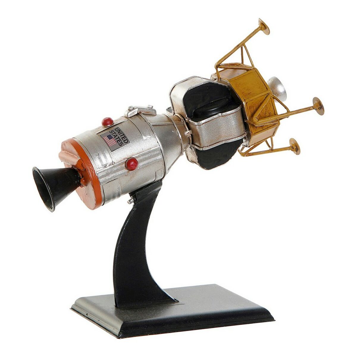 Figură Decorativă DKD Home Decor Navă spațială Satelit Metal (20 x 12 x 21 cm)