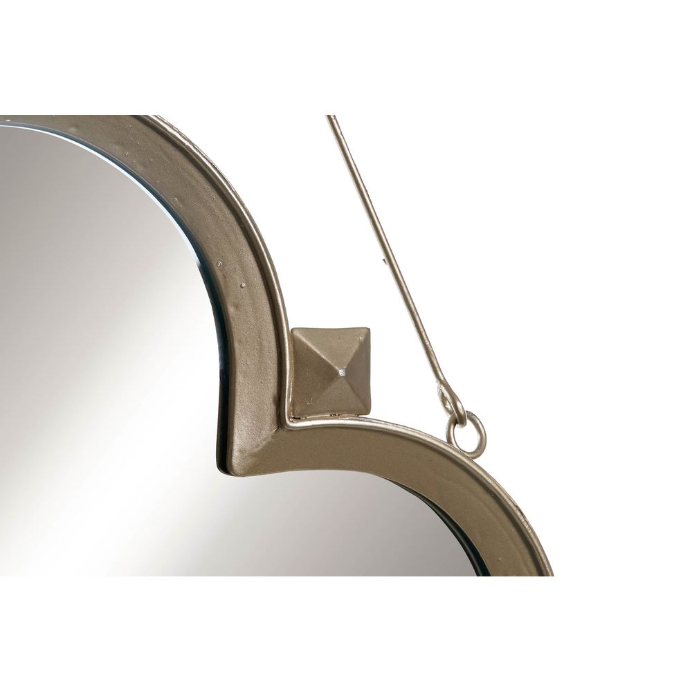 Oglindă de perete DKD Home Decor Metal Geam (40 x 3 x 40 cm)