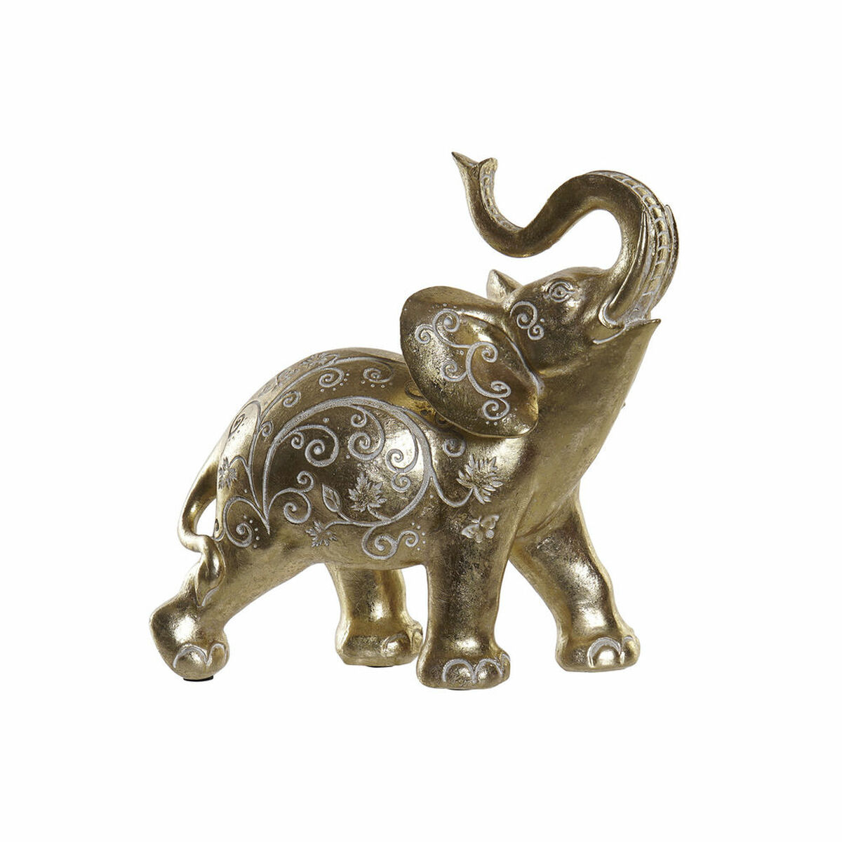 Figură Decorativă DKD Home Decor Rășină Elefant (25 x 11 x 25.3 cm)