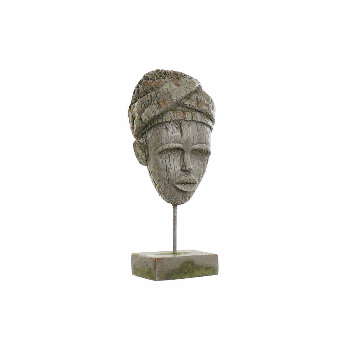 Figură Decorativă DKD Home Decor Fibră de Sticlă Metal Africană (20 x 12 x 55 cm)