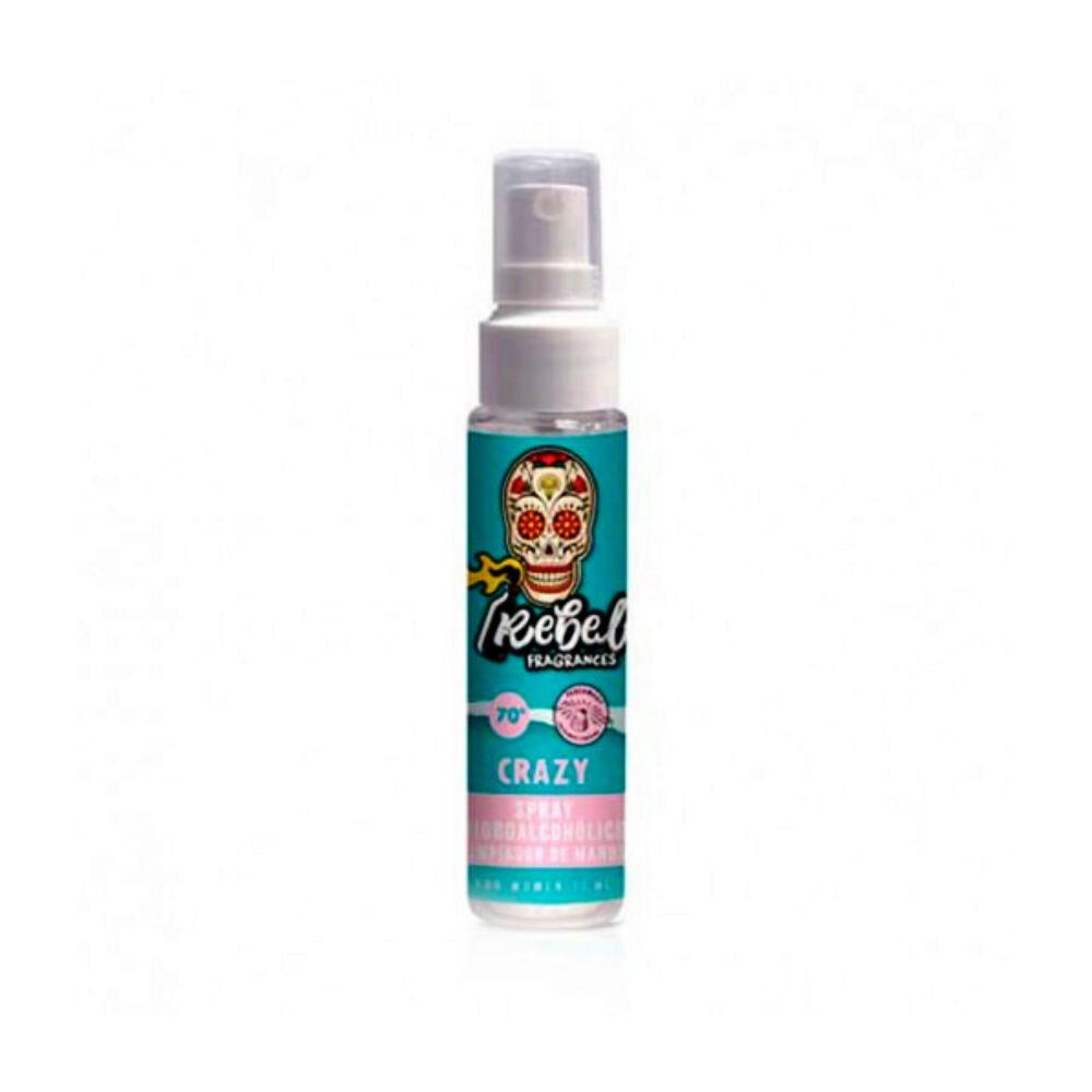 Gel dezinfectant pentru mâini Rebel Crazy Spray (75 ml)