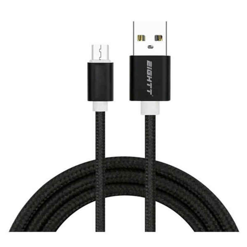 Cablu Micro USB Eightt 1 m 480 Mb/s - Culoare Negru