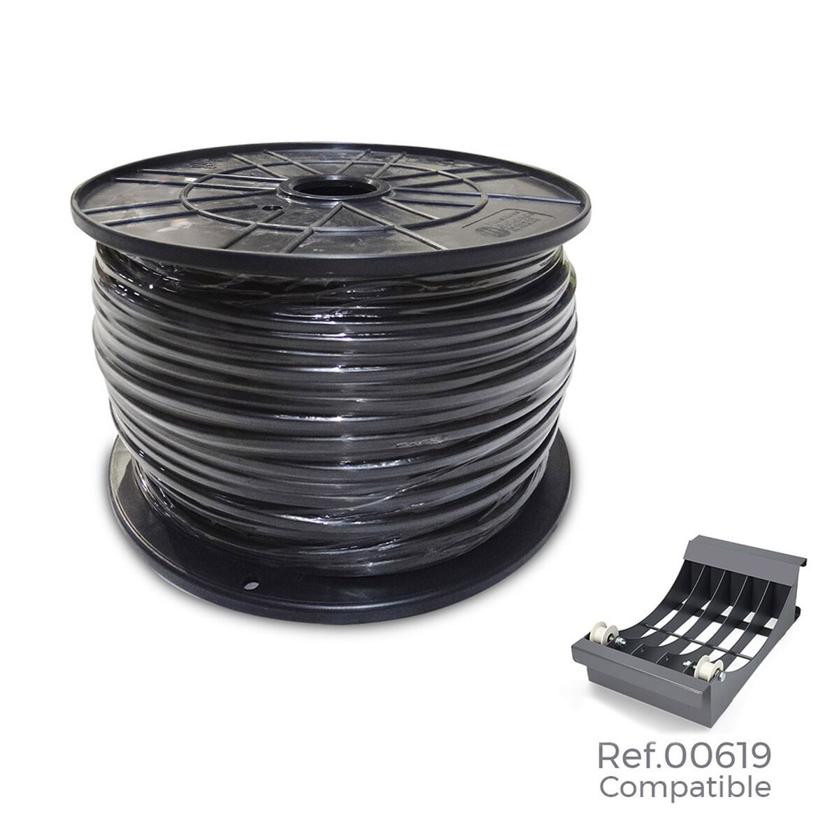Cablu de Interfață Paralel EDM 28917 2 x 0,75 mm Negru 700 m