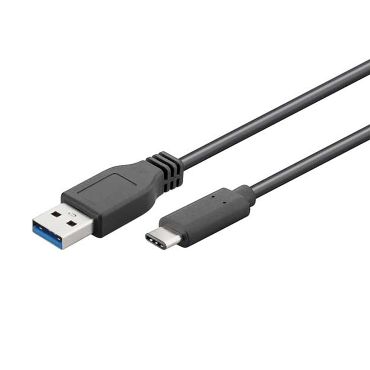 Cablu USB A la USB C EDM Negru 1 m
