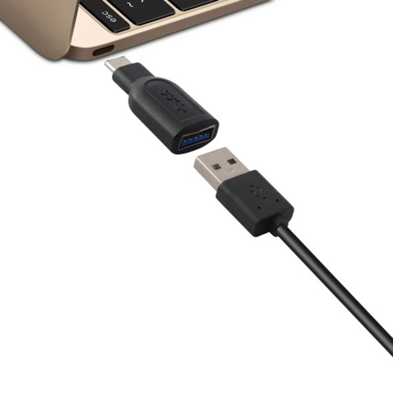Adaptor USB 3.0 la USB-C 3.1 Negru