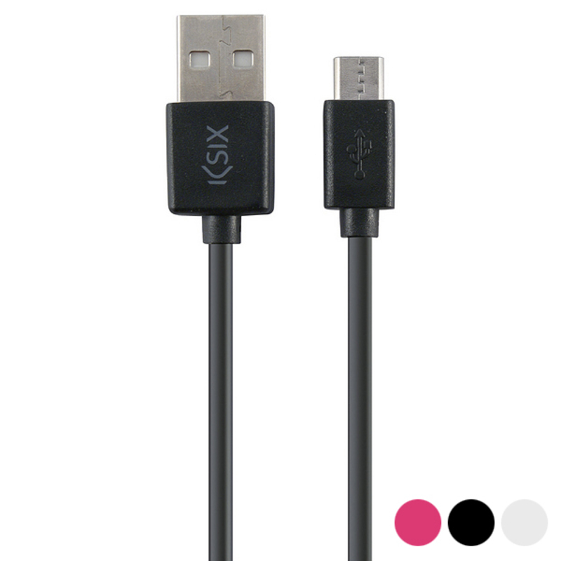 Cablu USB la Micro USB 1 m - Culoare Roz