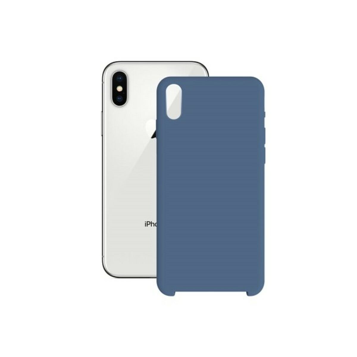 Husă pentru Mobil Iphone X/xs KSIX Soft Albastru