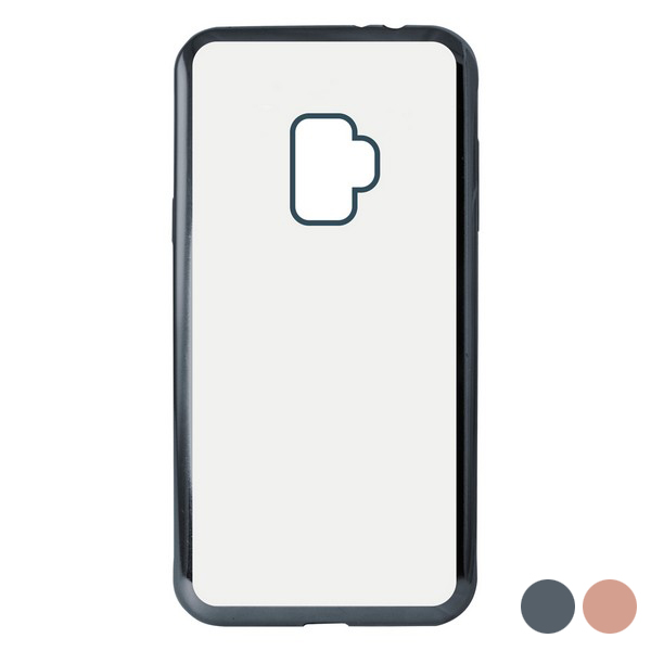 Husă pentru Mobil Samsung Galaxy S9 Flex Metal TPU Flexibil/ă - Culoare Roz Auriu