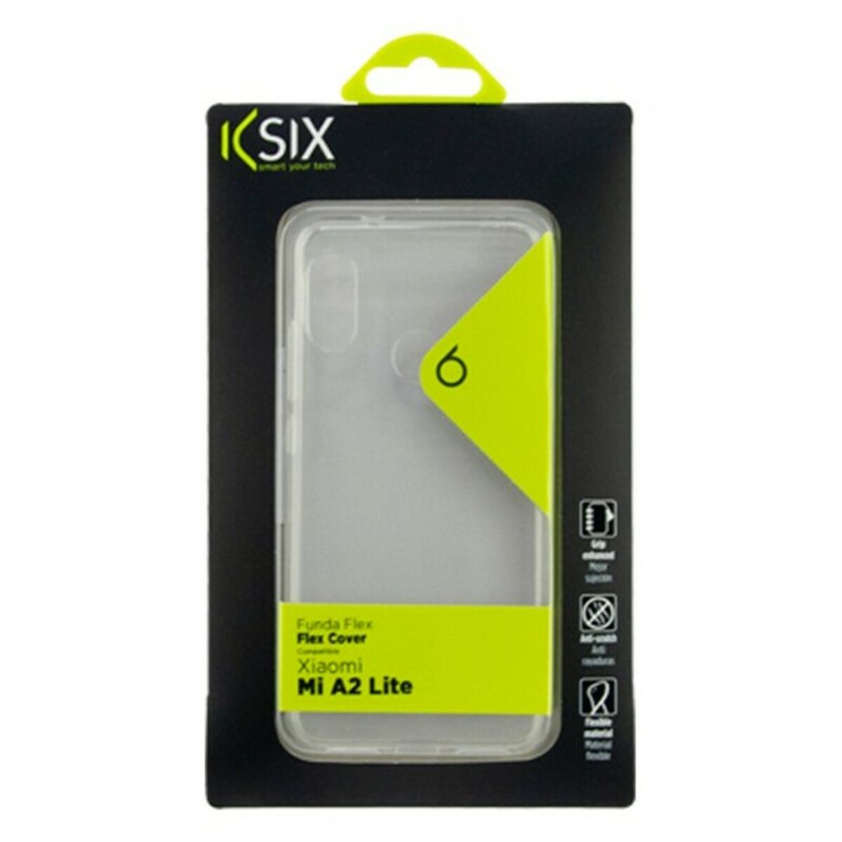 Husă pentru Mobil Xiaomi Mi A2 Lite Flex Transparent