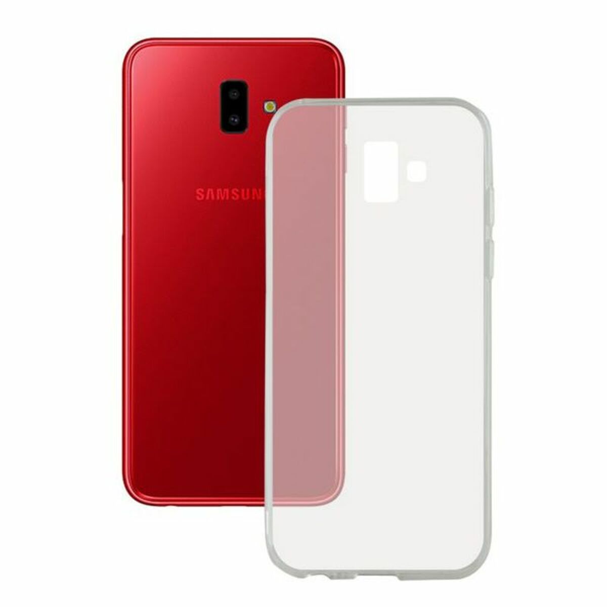 Husă pentru Mobil Samsung Galaxy J6+ 2018 Flex TPU Transparent
