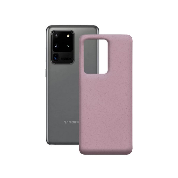 Husă pentru Mobil Samsung Galaxy S20 Ultra KSIX Eco-Friendly - Culoare Galben