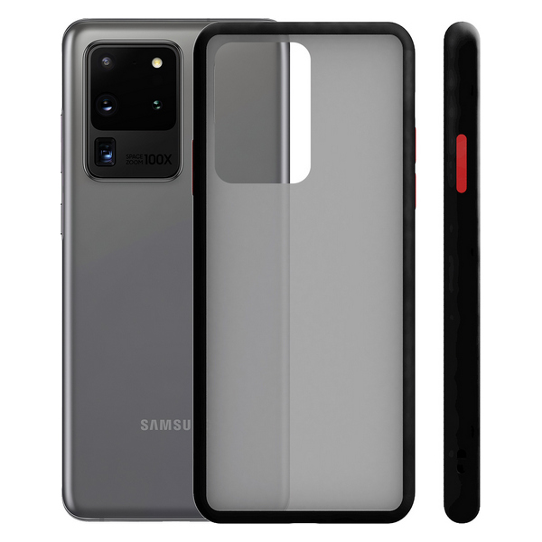 Husă pentru Mobil Samsung Galaxy S20 Ultra KSIX Duo Soft - Culoare Negru