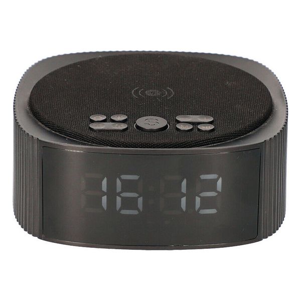 Radio Deșteptător de Încărcare fără Fir KSIX Alarm Clock 3 Bluetooth 10W Negru
