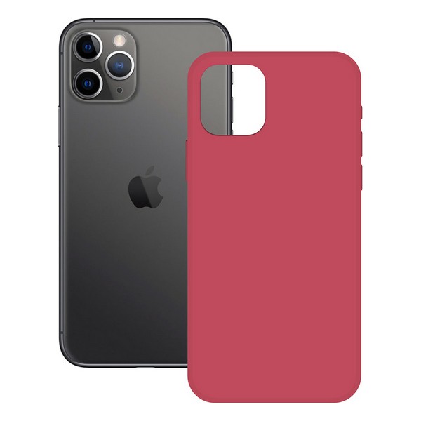 Carcasă iPhone 11 KSIX Soft Silicone - Culoare Roșu