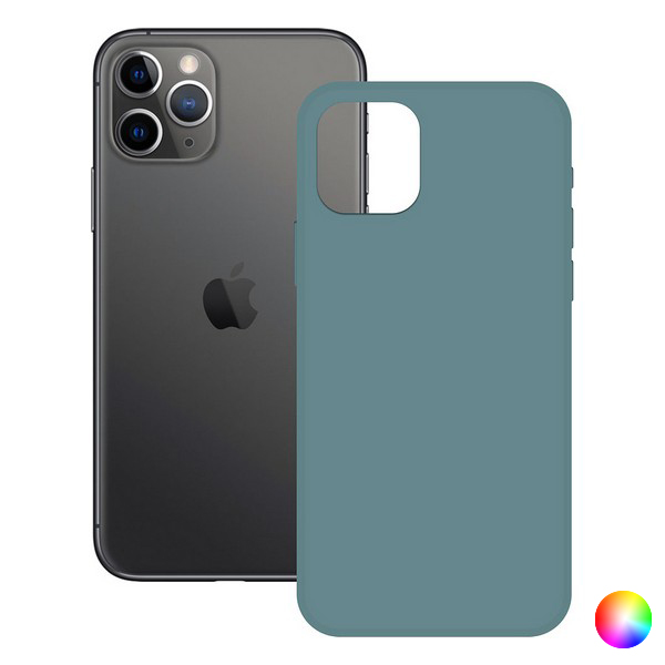 Carcasă iPhone 11 Pro KSIX Soft Silicone - Culoare Verde