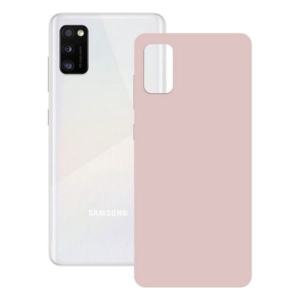 Husă pentru Mobil Galaxy A41 KSIX Silk - Culoare Roz