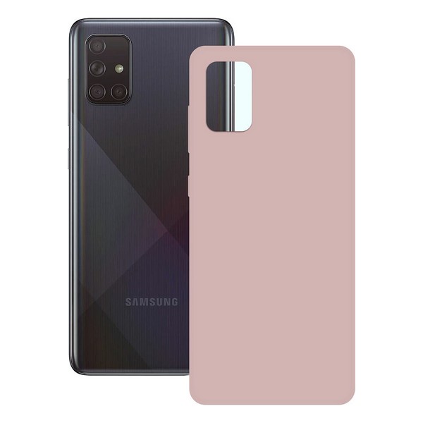 Husă pentru Mobil Galaxy A51 KSIX Silk - Culoare Roz