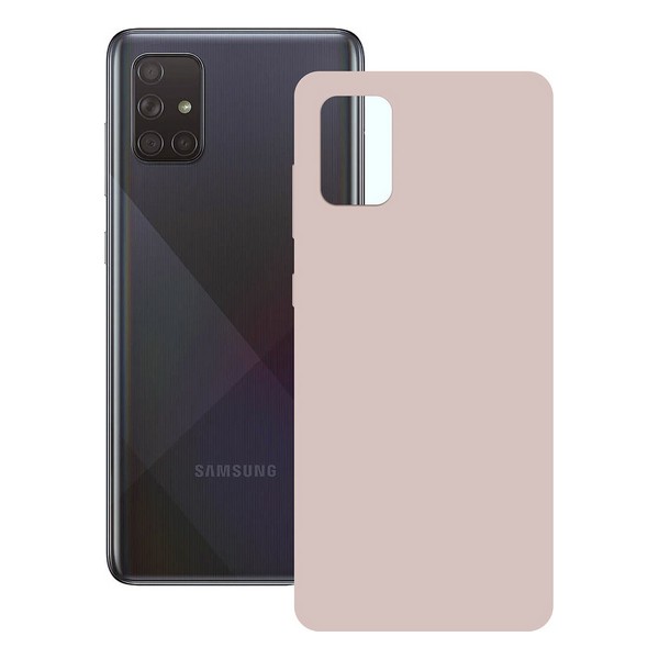 Husă pentru Mobil Galaxy A71 KSIX Silk - Culoare Roz