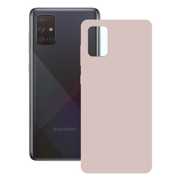 Husă pentru Mobil Galaxy A71 KSIX Silk - Culoare Verde