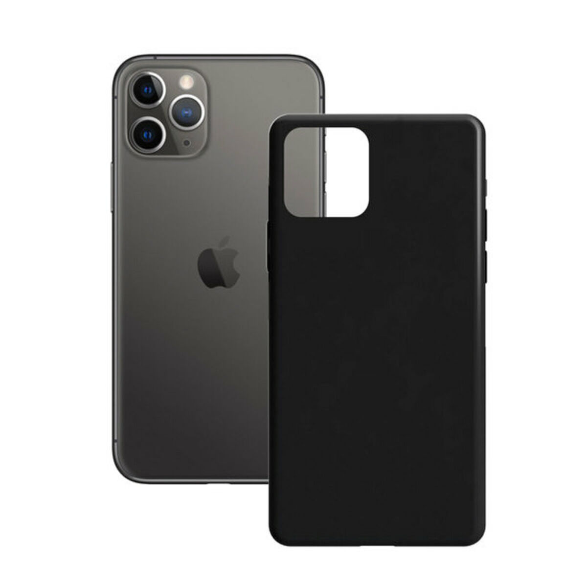 Husă pentru Mobil iPhone 11 Pro Contact Silk TPU Negru