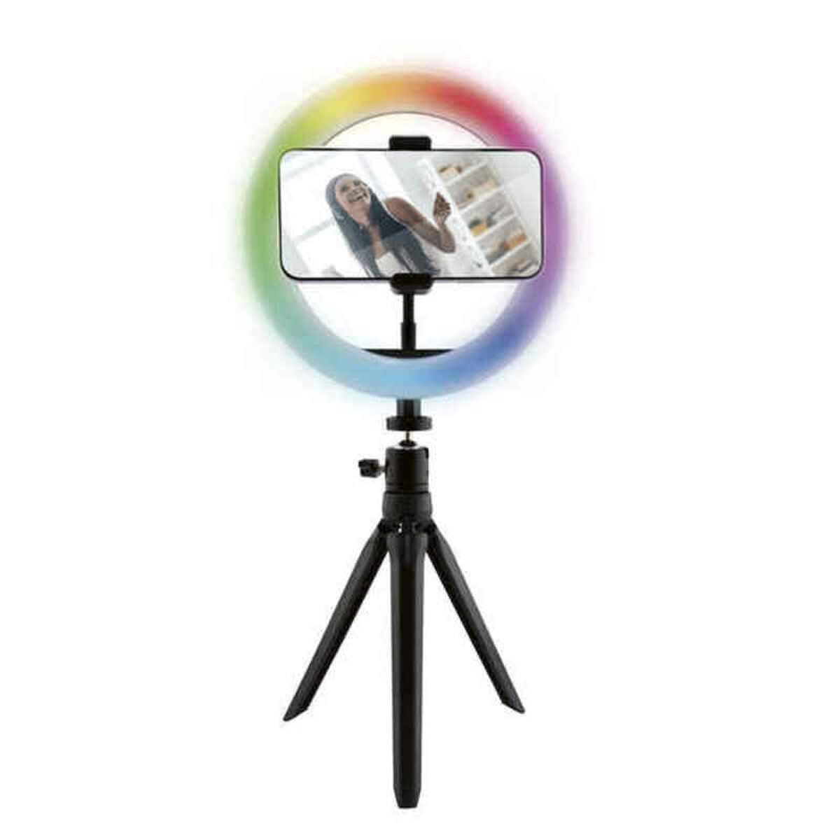Ring-light reîncărcabil pentru Selfie KSIX Smartphone 12W
