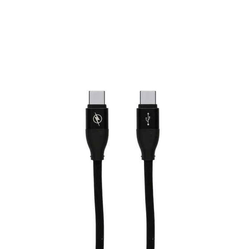 Cablu de Date/Încărcare cu USB Contact Tip C Negru (1,5 m)