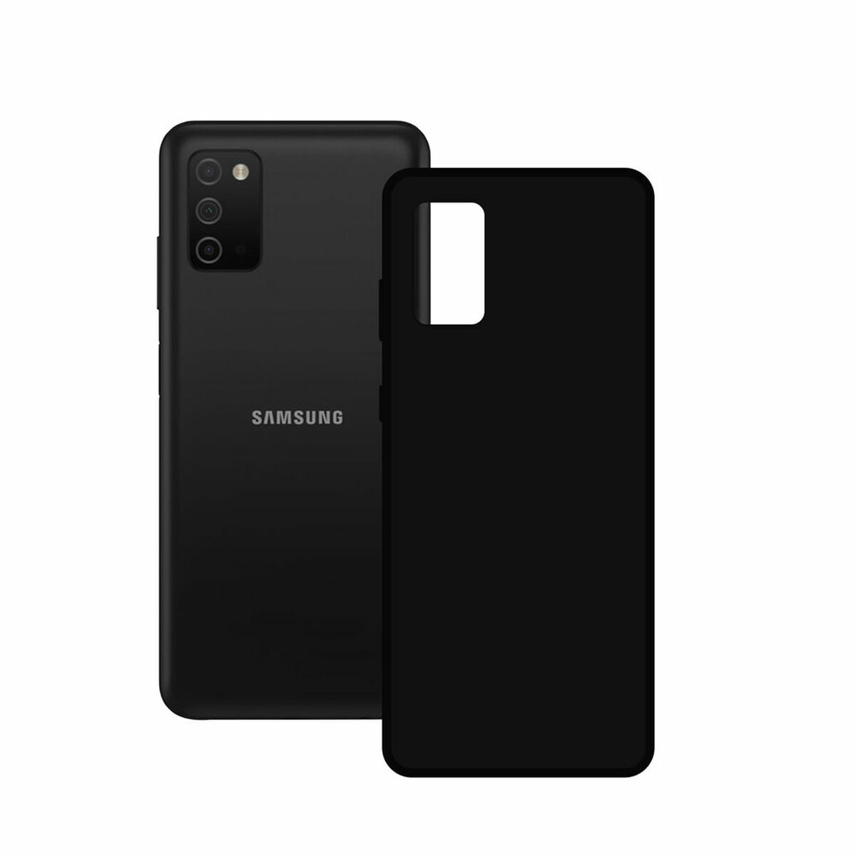 Husă pentru Mobil KSIX Samsung Galaxy A03S Negru
