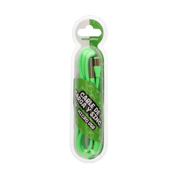 Cablu USB la Micro USB Contact 1,5 m - Culoare Verde