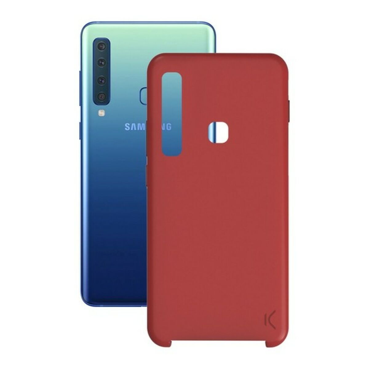 Husă pentru Mobil Galaxy A9 2018 Soft Roșu