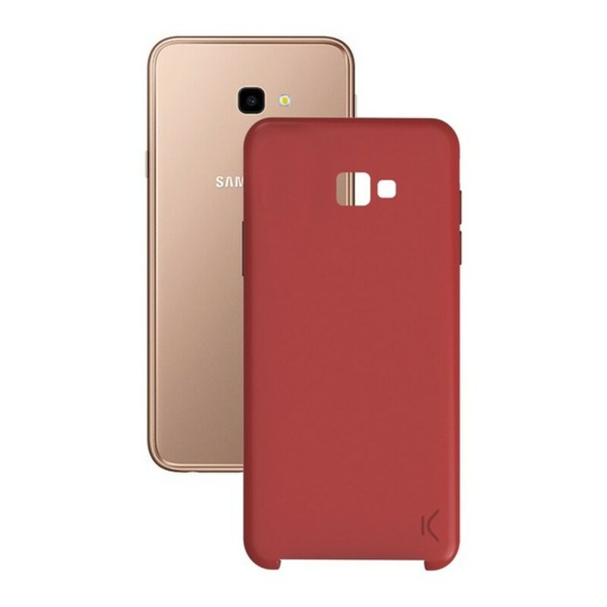 Husă pentru Mobil Samsung Galaxy J4+ 2018 Soft Roșu