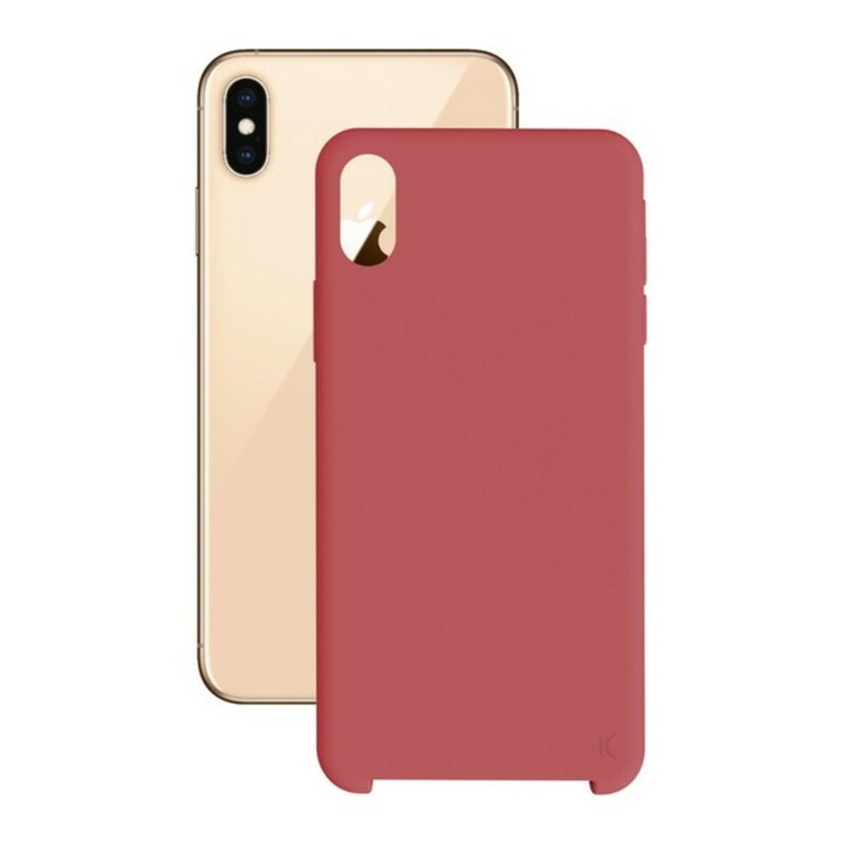Husă pentru Mobil Iphone Xs Max Soft Roșu