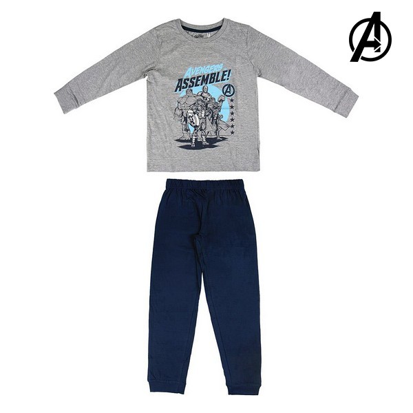 Pijama Infantil The Avengers 74172 Gri - Mărime 10 Ani