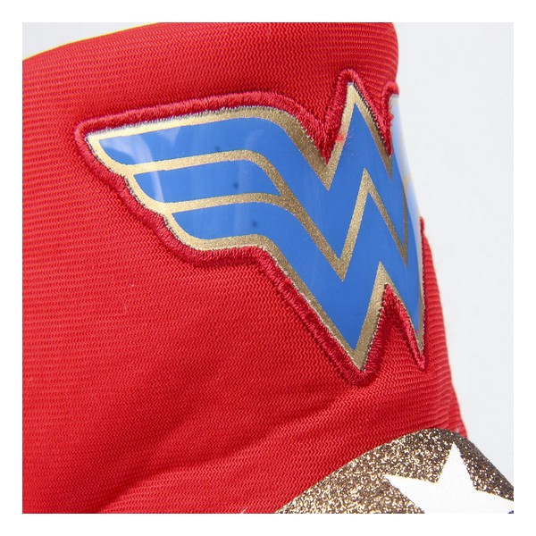 Papucii de Casă Wonder Woman Roșu - Mărime la picior 30-31