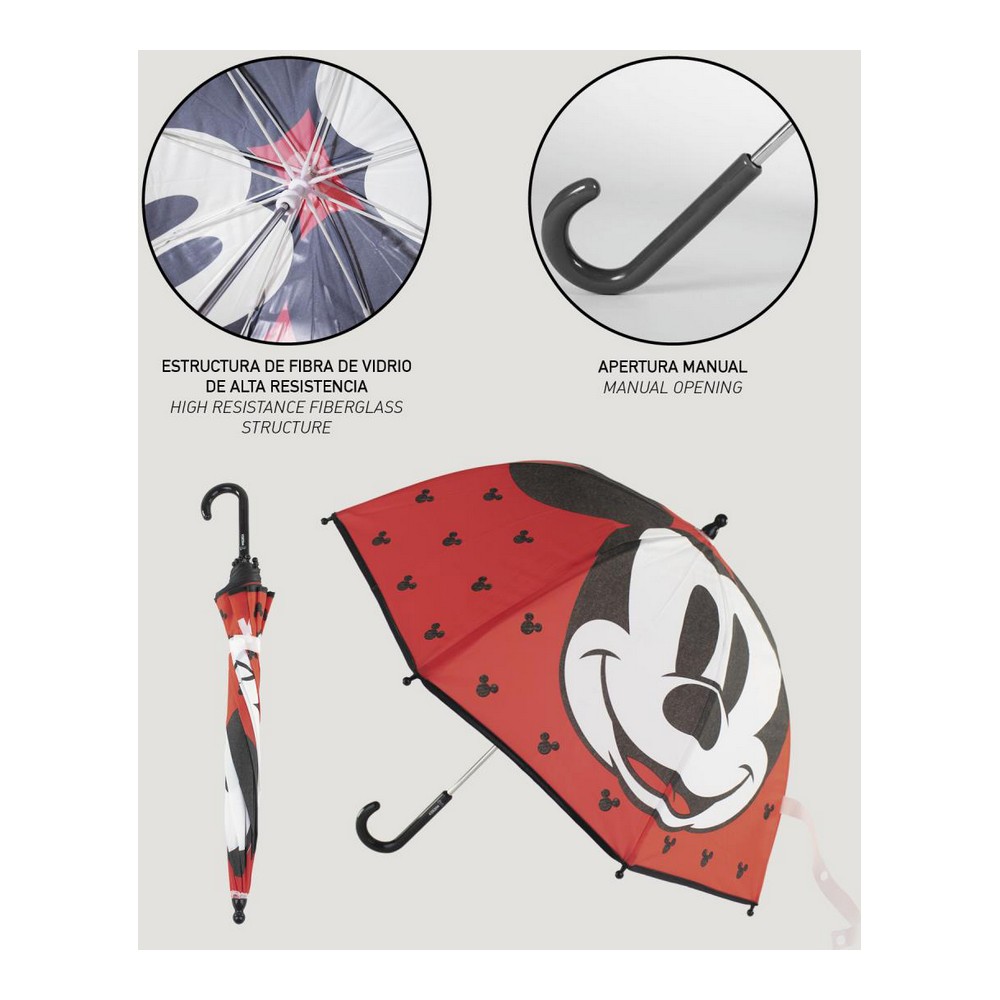 Umbrelă Mickey Mouse Roșu