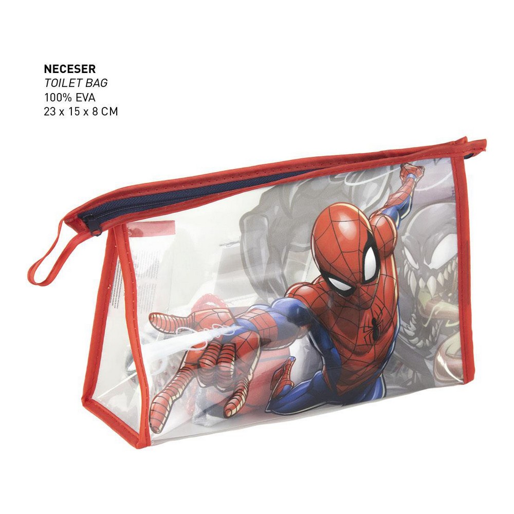 Set de Voiaj Spiderman Roșu (4 pcs)