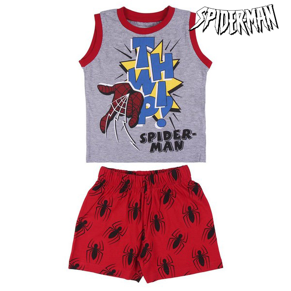 Pijama Infantil Spiderman Gri - Mărime 2 Ani