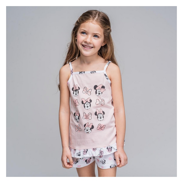 Pijama Infantil Minnie Mouse Roz - Mărime 3 Ani